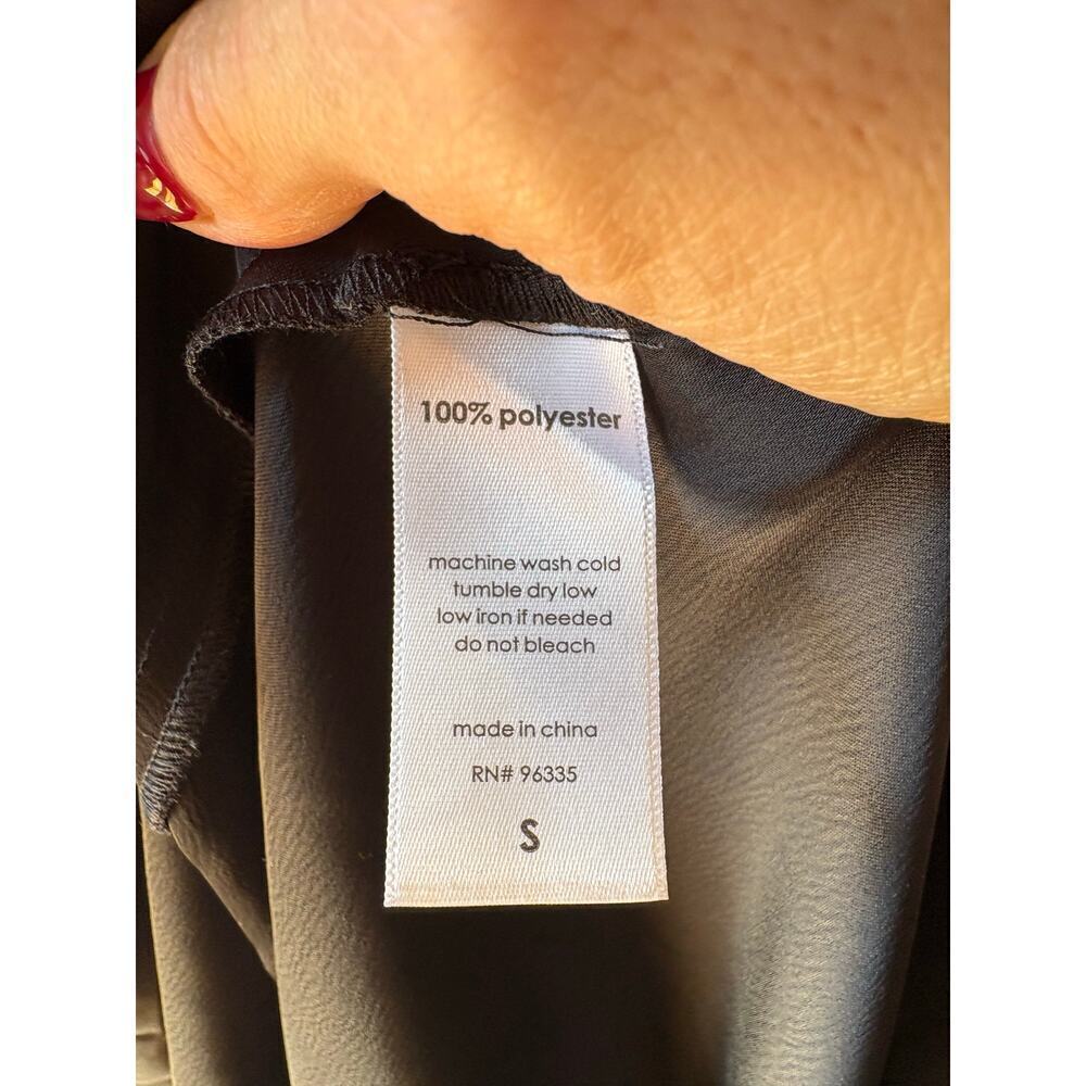 NWT Susana Monaco bias black midi slip dress small - Picture 8 of 13